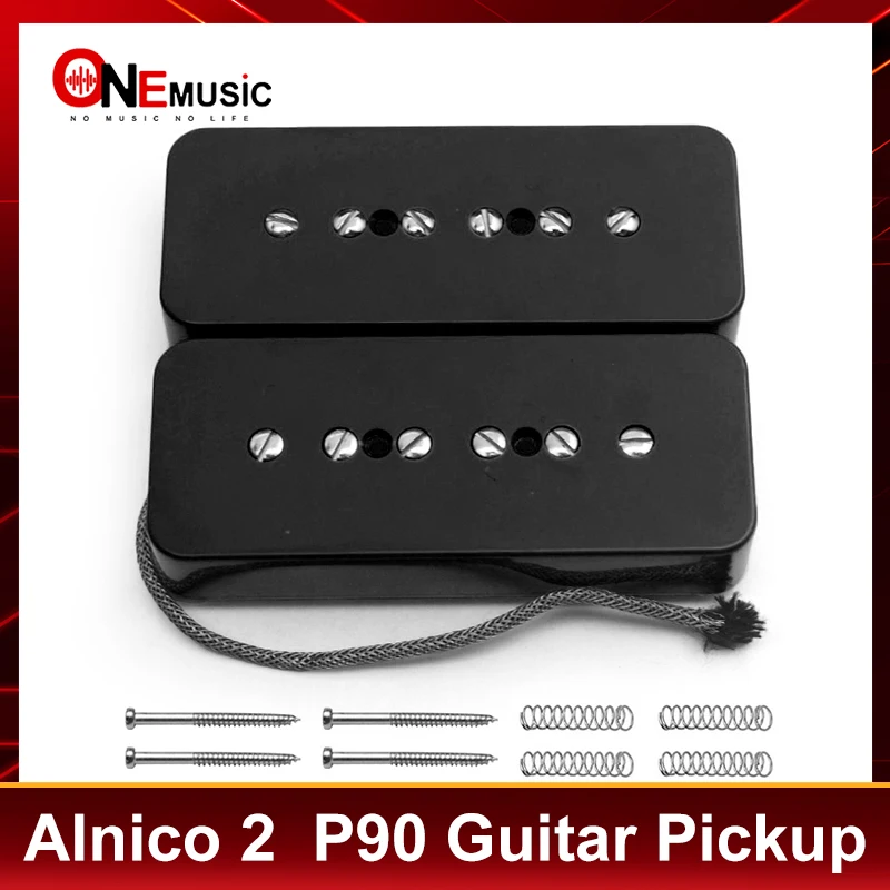 Vintage Alnico 2 Soapbar P90 Guitar Pickup Alnico II Pickup Guitar Accessories Black/White/Yellow