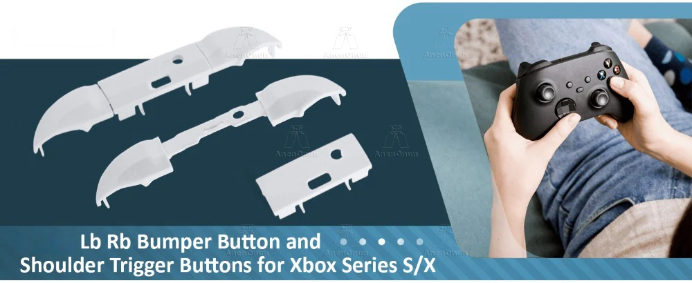 LB RB Bumper-Taste für Xbox Series X | S Ersatz-Reparaturteile, Controller, Schulterauslöser, obere mittlere Halterung, gebrochenes Fix-Set – Detail 2