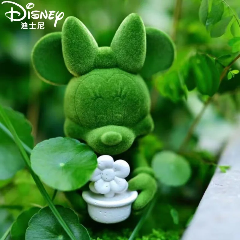 Disney Mickey Minnie Mouse Gardener Series Figure Anime Cartoon Aromatherapy Diffuser Cute Figurines Sunday Home Decor Toys