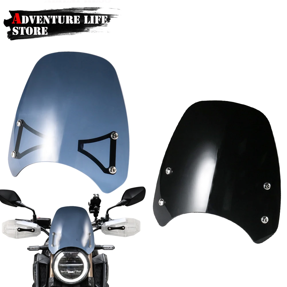

Motorcycle Headlight Front Fairing Airflow Wind Spoiler Deflector Windshield Windscreen For Honda CB650R CB650 CB 650 R 650R