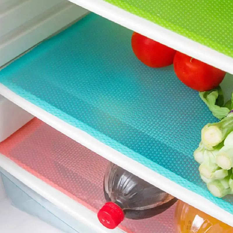 ●1PCS EVA Waterproof Refrigerator Liner Mat Washable Mildew Kitchen Pad Anti-oil Cabinet Drawer Placemat Heat-insulat Fridge Mat