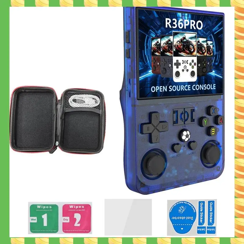 

AB53 R36PRO Handheld Retro Game Console 64GB 3.5Inch HD Screen Portable Pocket Video Player Supports 30+ Emulators E