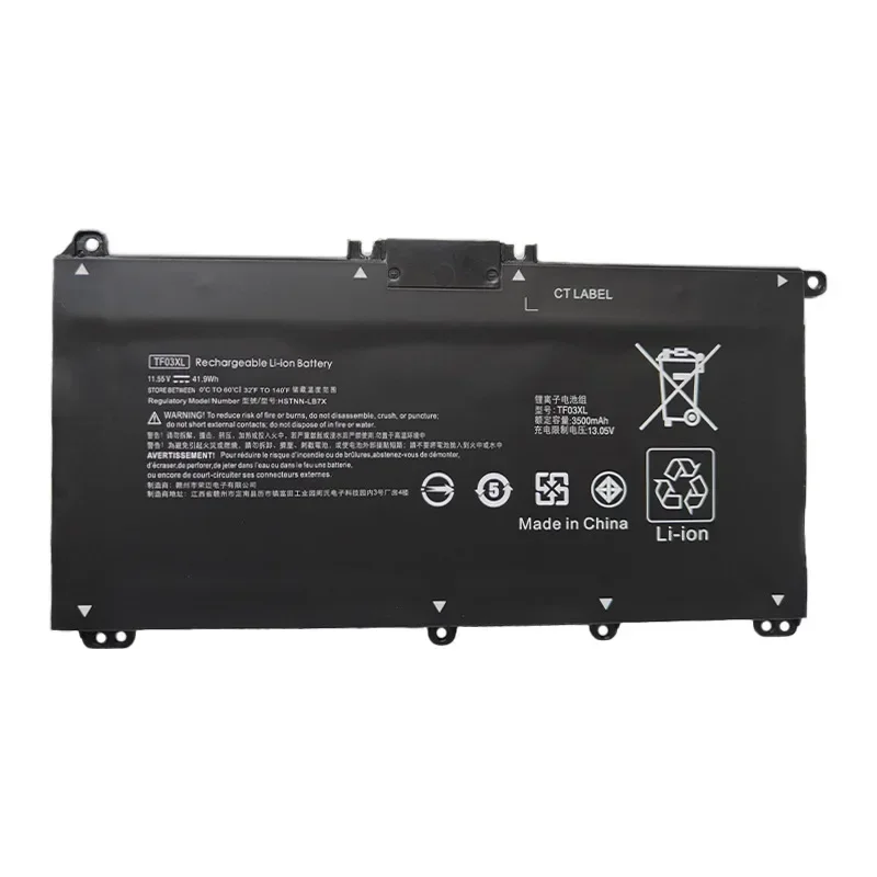 11.55V 3500mAh TF03XL Laptop Battery for HP Pavilion 14-BF 15-CC 15-CD 17-AR 17-AR007CA 17-AR050WM HSTNN-UB7J 920046-541TPN-Q188