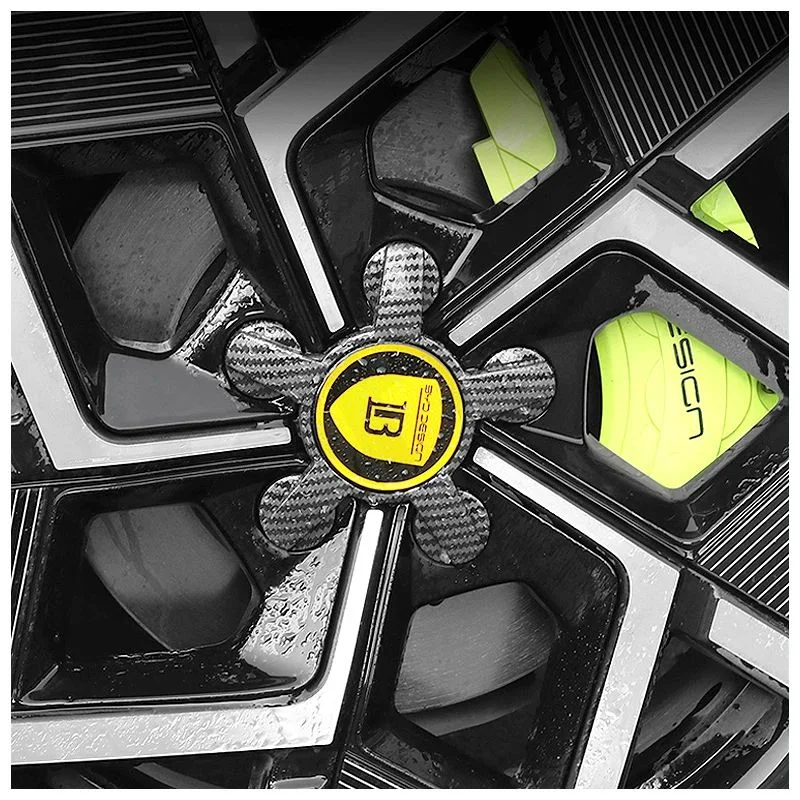 

For BYD ATTO3 YUAN PLUS 22 23 High Quality 4PCS Wheel Hub Sticker Wheel hub modification Car accessories