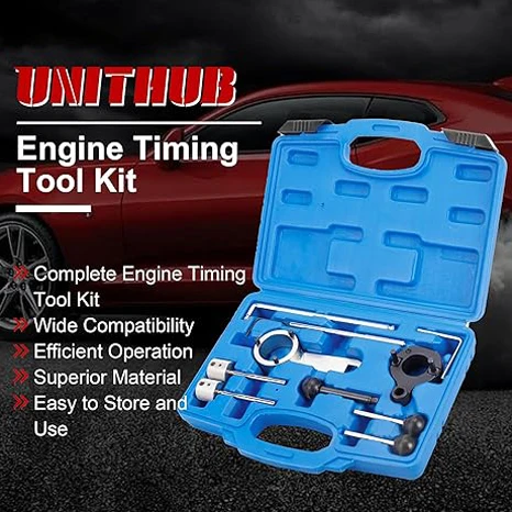 Kit di strumenti per cinghia dentata albero a camme Kit di strumenti per bloccaggio albero a camme sincronizzazione motore diesel compatibile per VAG Audi Skoda 1.6 2.0 TDI CR 2012