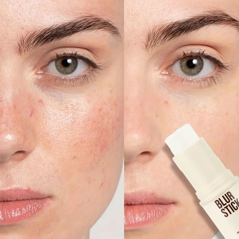 インビジブル ポア スティック、保湿とオイル コントロール、フルフェイス コンシーラー、ブライトニングと肌のトーンの改善