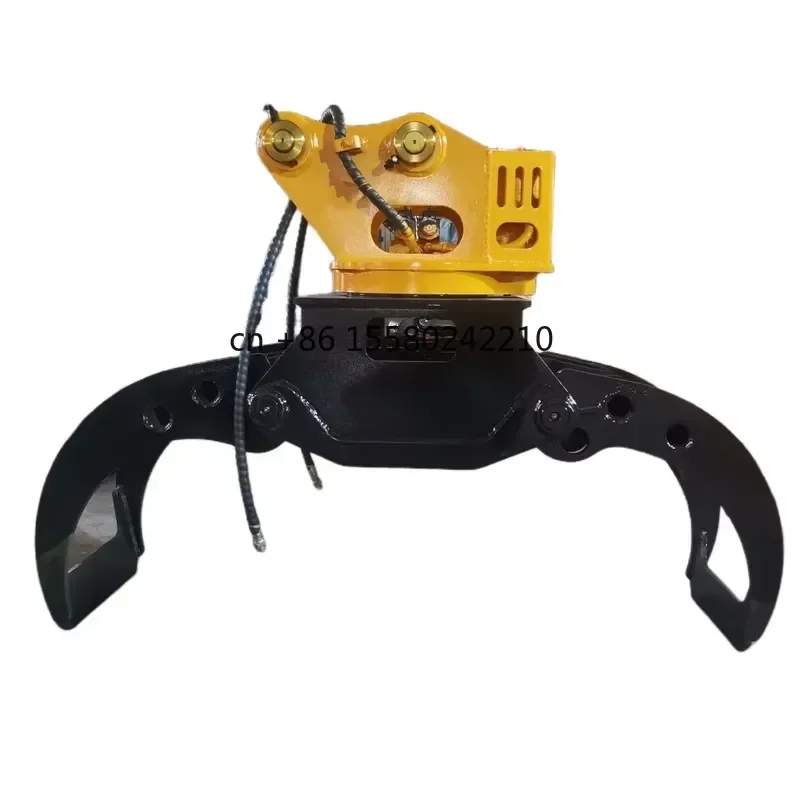for Excavator Hydraulic Rotating Grab Sorting Grapple Stone Wood Grab for Excavator