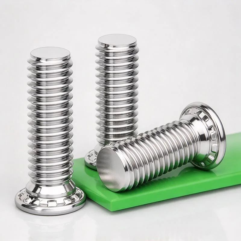 304 Stainless Steel FHS Self-Clinching Threaded Studs M3 M4 M5 M6 Flush Head Clinch Press Fit PEM Sheet Metal Fasteners