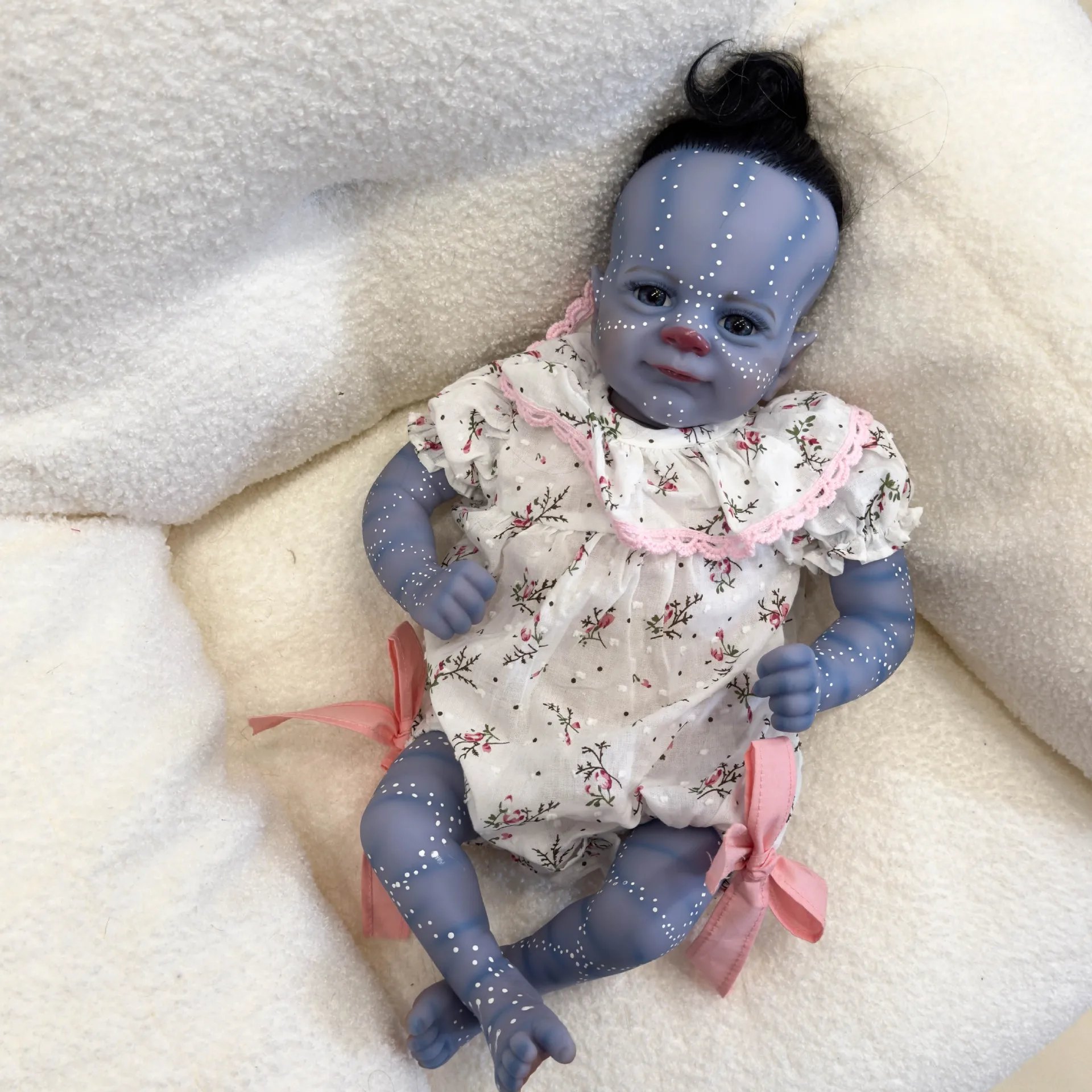 Cloth Body Avatar Lifelike Reborn Baby Doll Collectible Art Doll Soft Silicone Bebe Doll Detailed Painting Toys Children Gift