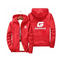 Men's Motorcycles GasGas Motorcycle Sportswear Hooded Bomber Zipper Thin Windbreaker t shirt Pilot Coat Jacket Plus Size 7XL