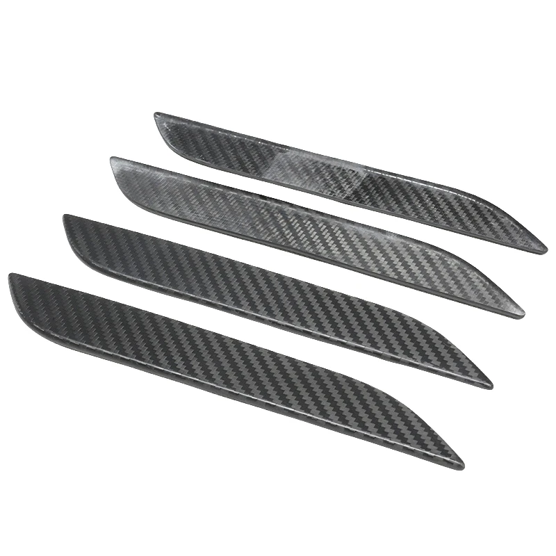 

For TESLA MODEL S 2016-2023 Matte Surface Carbon Fiber Door Handle Exterior Car Door Pull Carbon Door Trim Decoration Body Kit