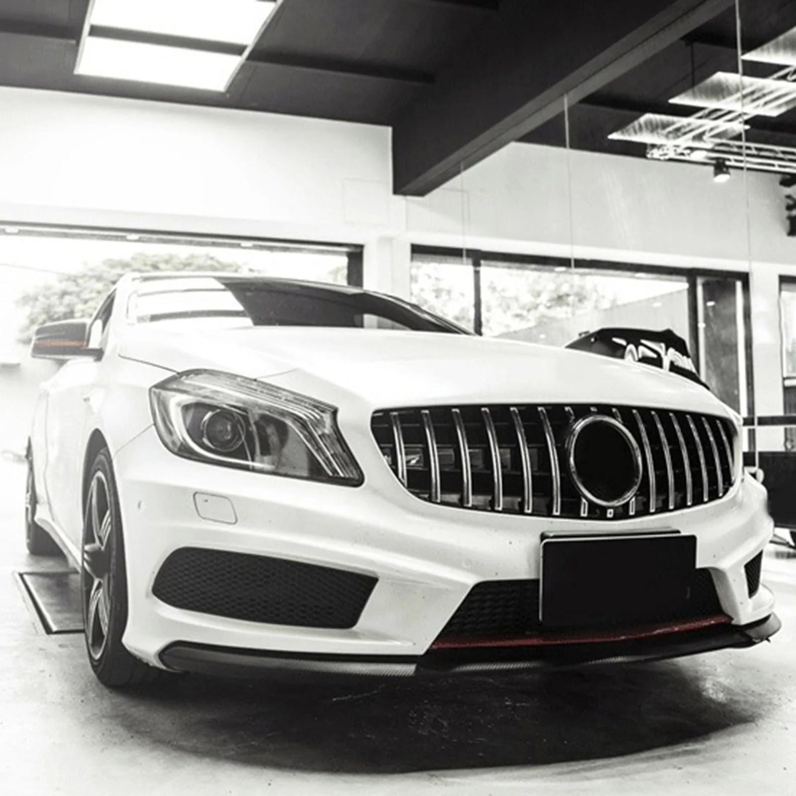 Front Bumper Mesh Grille Radiator Racing Grill GT For Mercedes-Benz A-Class W176 2013-2015 2014