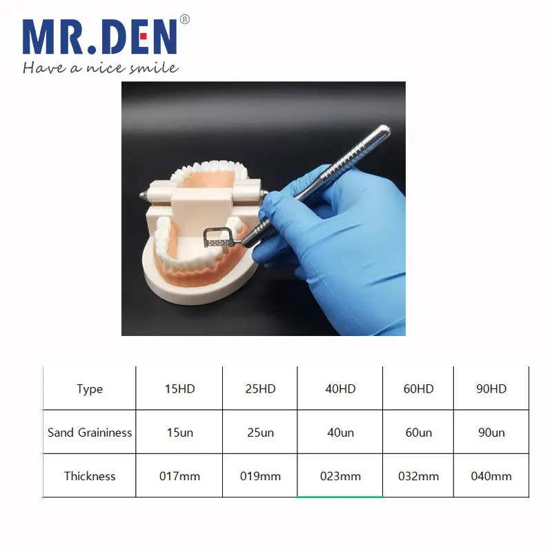 Redução dental ortodôntica do esmalte interproximal, polimento automático do IPR, tira do arquivo para o uso do dentista, 1 caixa