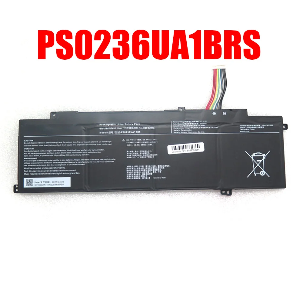

Laptop Battery PS0236UA1BRS 15.4V 3900mAh 60.06Wh