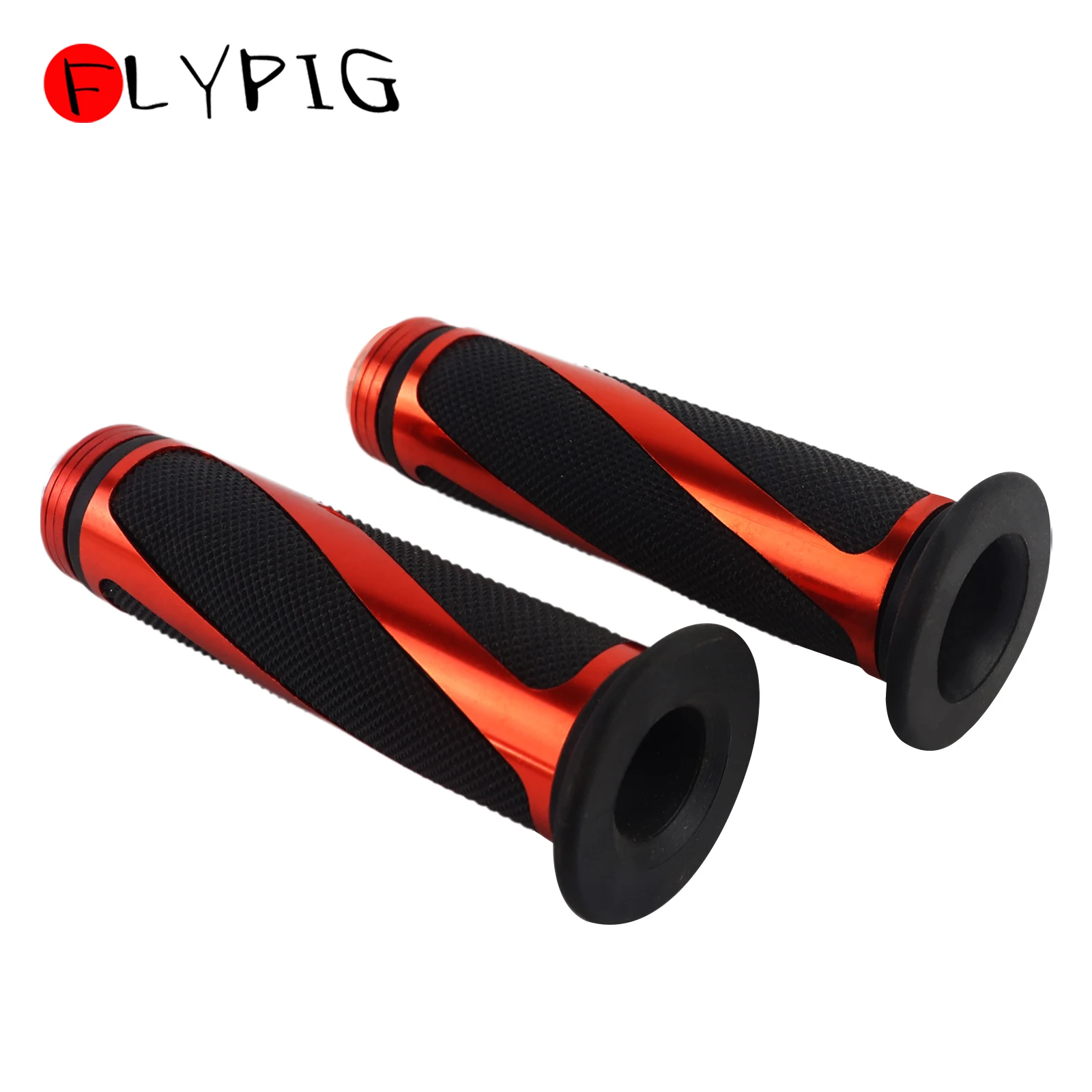 Aluminum Rubber Gel Motorcycle Hand Grips for 7/8
