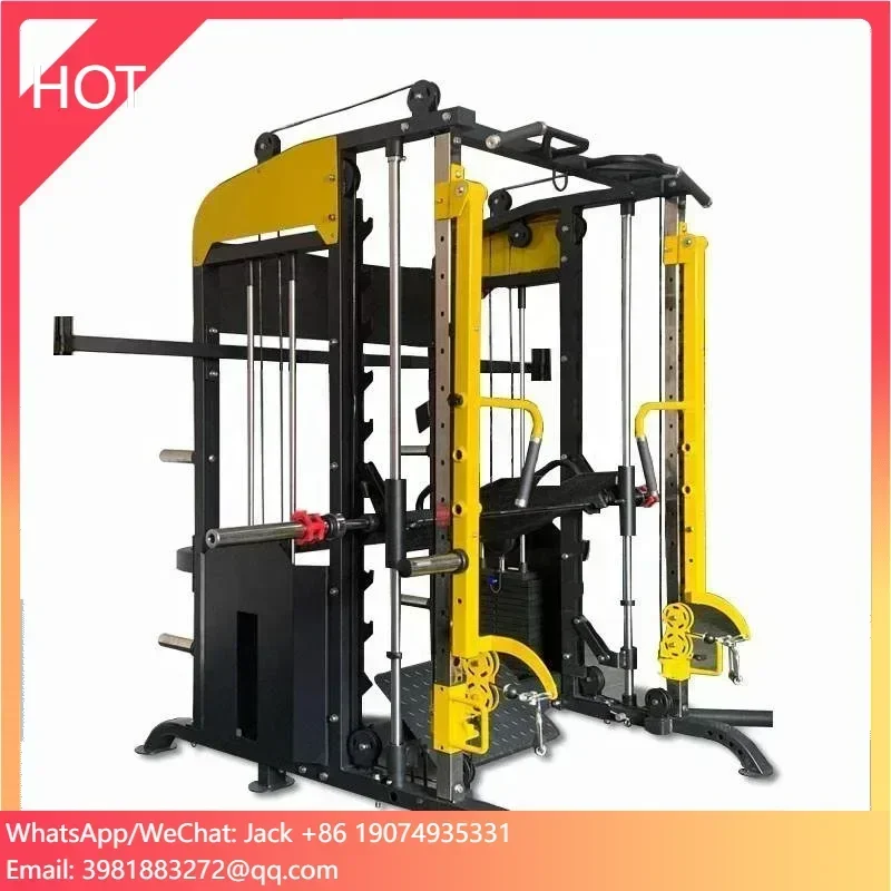 Gym equipment home fitness equipment Cable Crossover Trainer Power Rack multi function Smith machine mutli function station