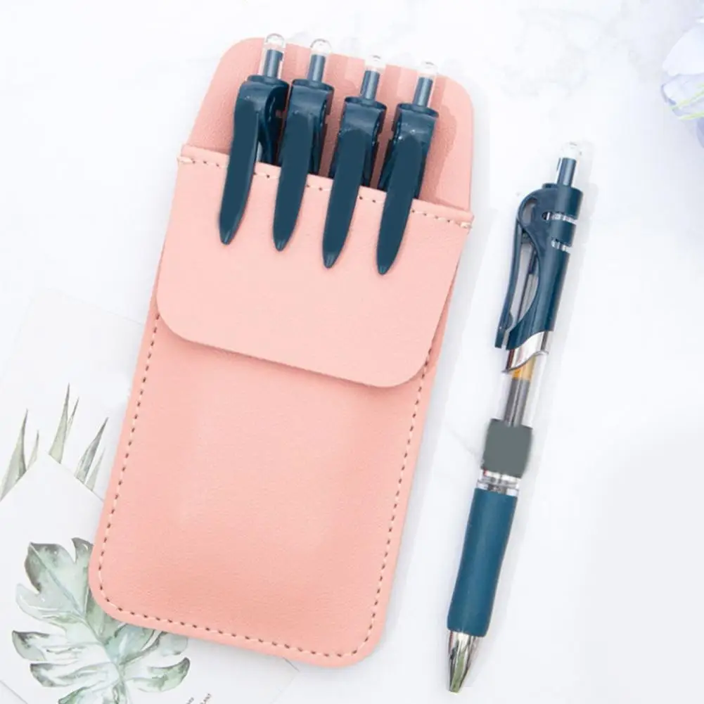 

Pen Pocket Portable Faux Leather Thickened Nurse Pencil Pocket PU Leather Pencil Bags Medical Workers Pencil Pocket Protector