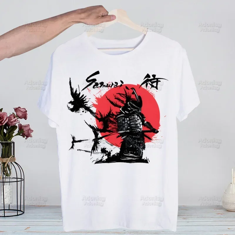 Japanese Style Bushido Japan Samurai Spirit Men T Shirt Fashion Tshirt Summer Novelty Short Sleeve T-shirt Men Funny Tops