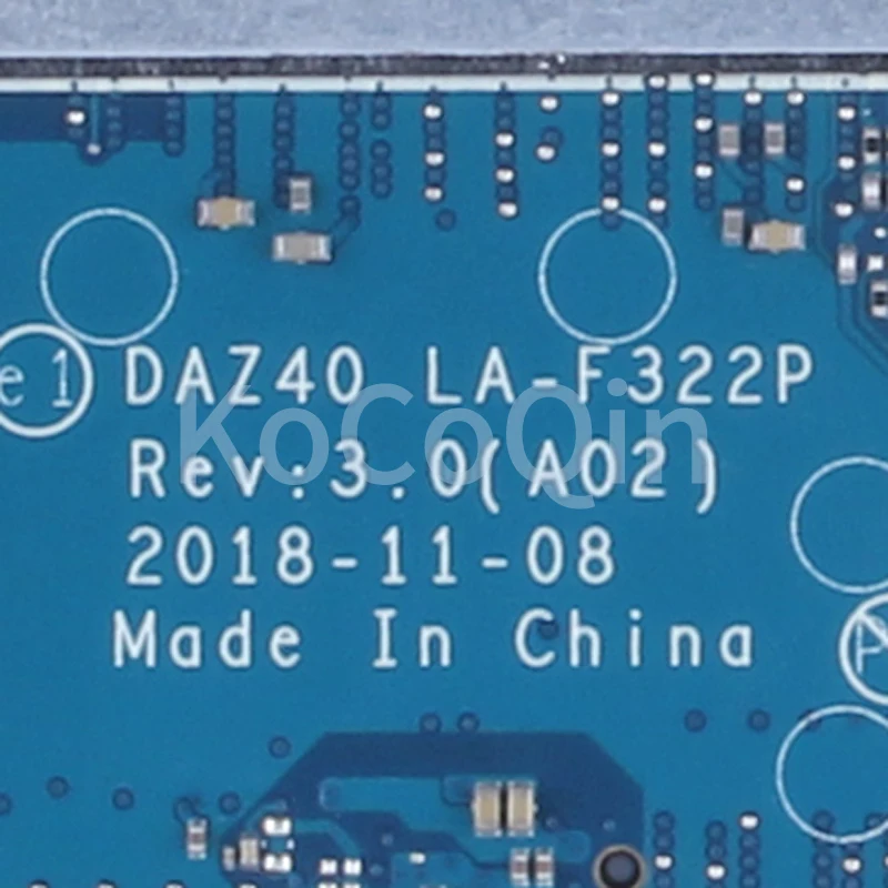 Nieuwe LA-F322P Voor Dell Latitude 7490 E7490 Laptop Moederbord 0r 462V 0Nfccj 0pp44f Daz40 LA-F321P Moederbord W/I3 I5 I7 Cpu Getest