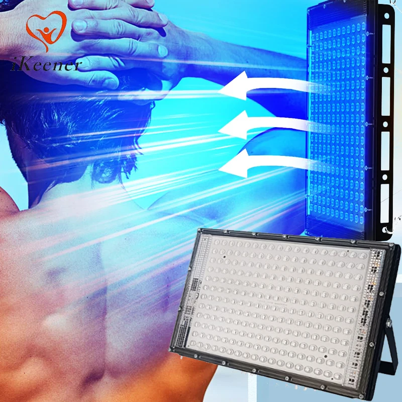 

New Foldable Tanning Lamp Solarium 45W 216PCS 460nm Blue Light Therapy Face Tanner Skin Tanning UV Light Home Use