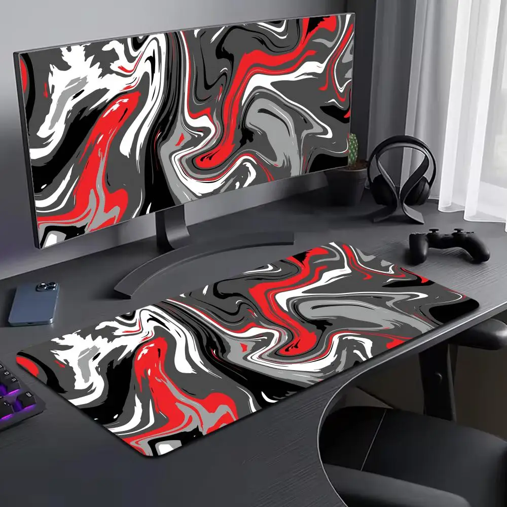 

Strata Liquid Mouse Pad Large Computer Office Accessories XXL Pc Gamer Non-slip Deskmat Mousepad Keyboard Rubber Game Rug