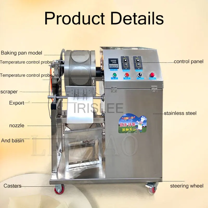 Roasted Duck Cake Machine Cooked Pancake Machine Roti Maker Chapati Making Maker