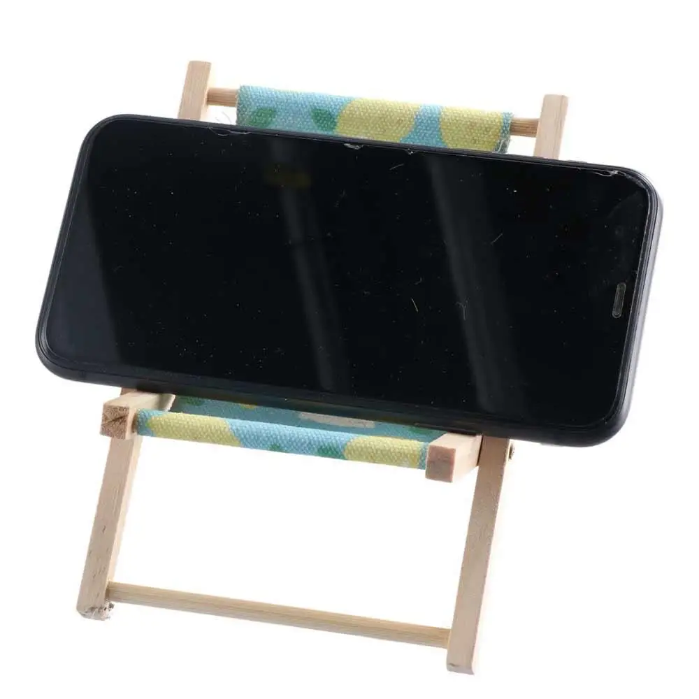 

Beach Chair Shape Beach Chair Mobile Phone Bracket Multi-function Stable Mobile Phone Holder Not Easy Fade Slots Design