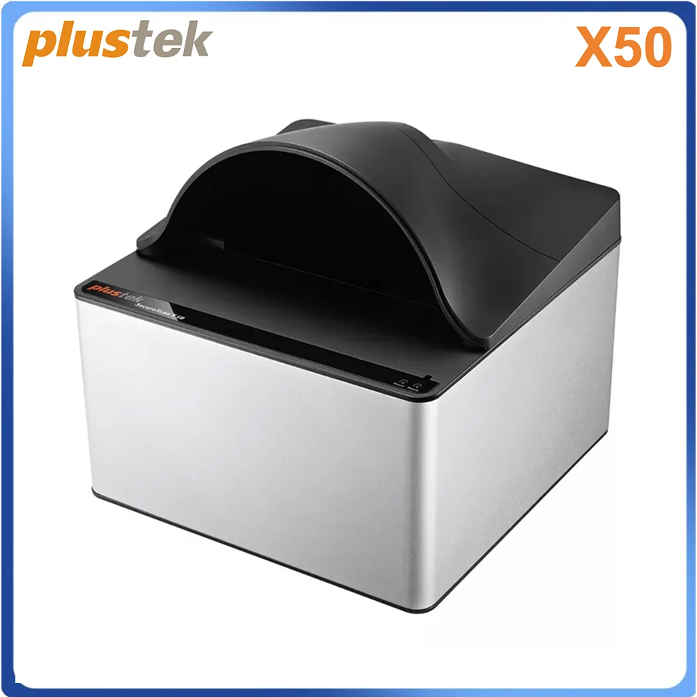 Plustek SecureScan X50 - Passport Reader and ID Card Scanner, Auto-Detect and Scan, Support ICAO Doc 9303 . Software Include