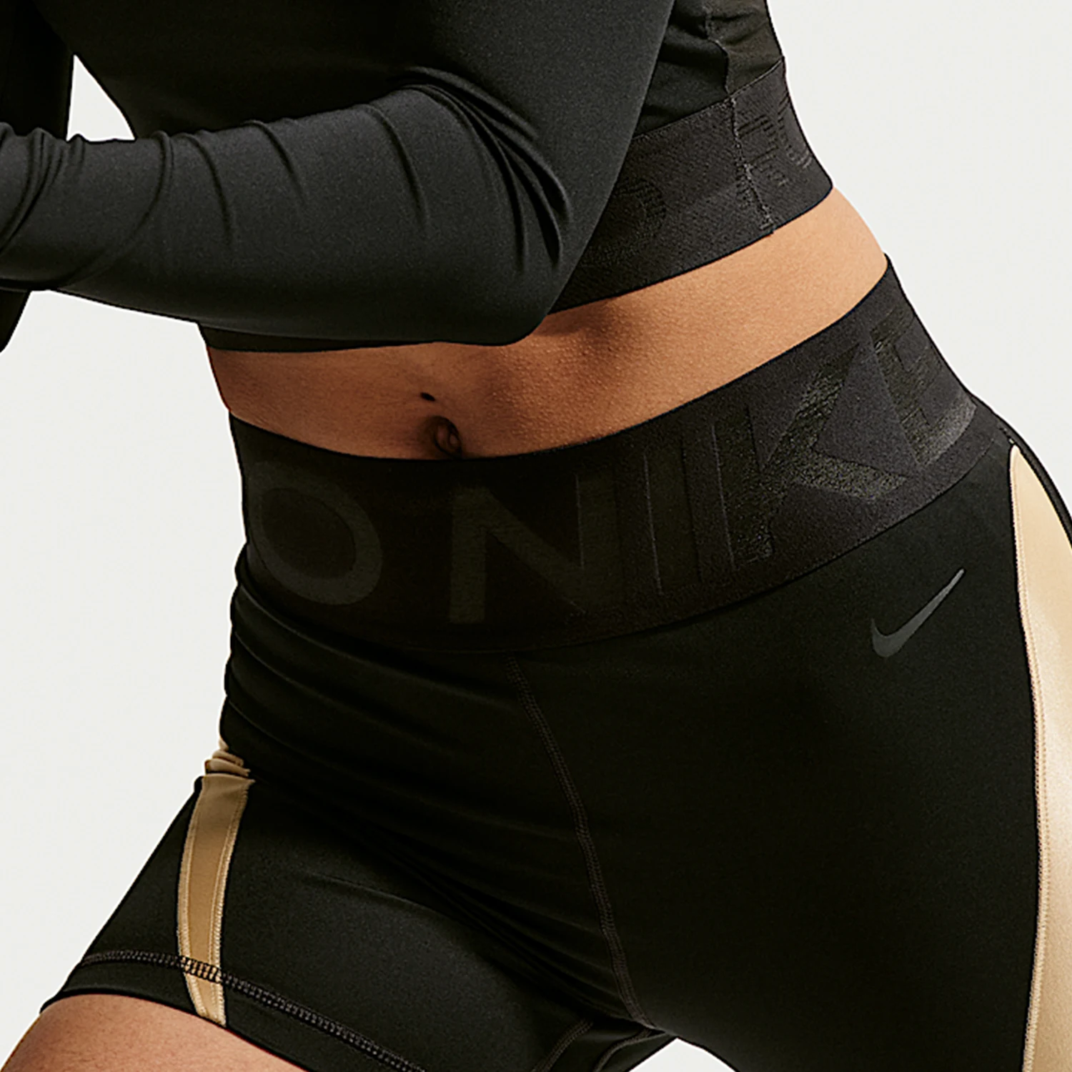 Nike genuine Pro Sculpt women's high waisted comfortable sports shorts IM9962-011 - view 4