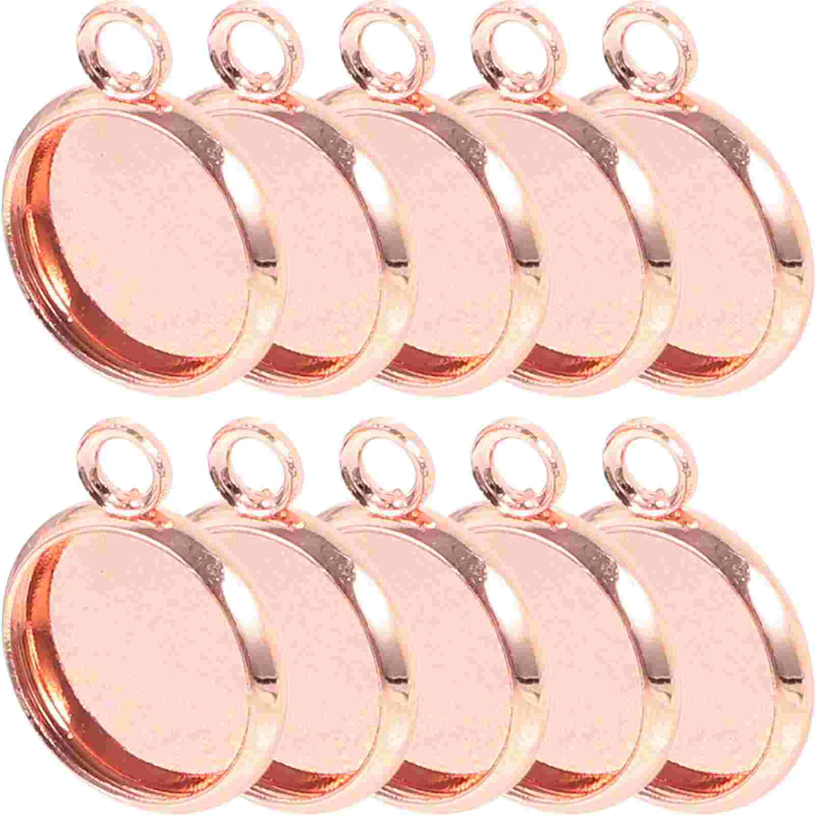 

Tiki Bar Decorations Banners Round Blank Pendant Tray Bezel Jewelry Retro Travel