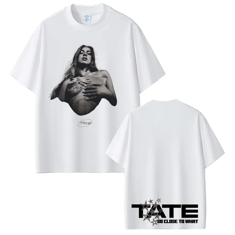 تيت ماكرا تي شيرت جرافيك ألبوم الموسيقى قريب جدا ما تفوت الممتلكة جولة حول العالم 2025 تي شيرت الرجال النساء موضة الاتجاه التي شيرت