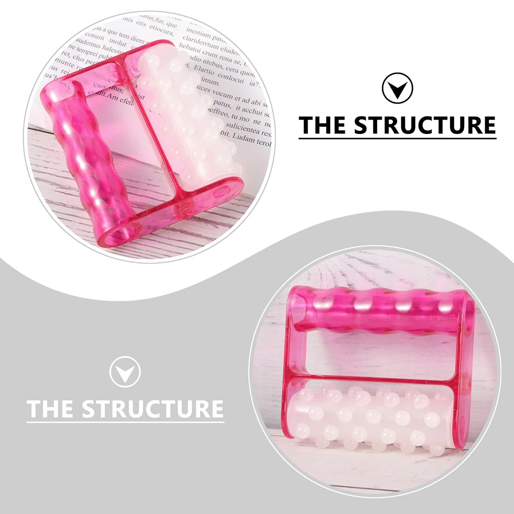 

2 Pcs Massager Roller Tool Body Cell Shoulder Relaxed Particle Cellulite Plastic