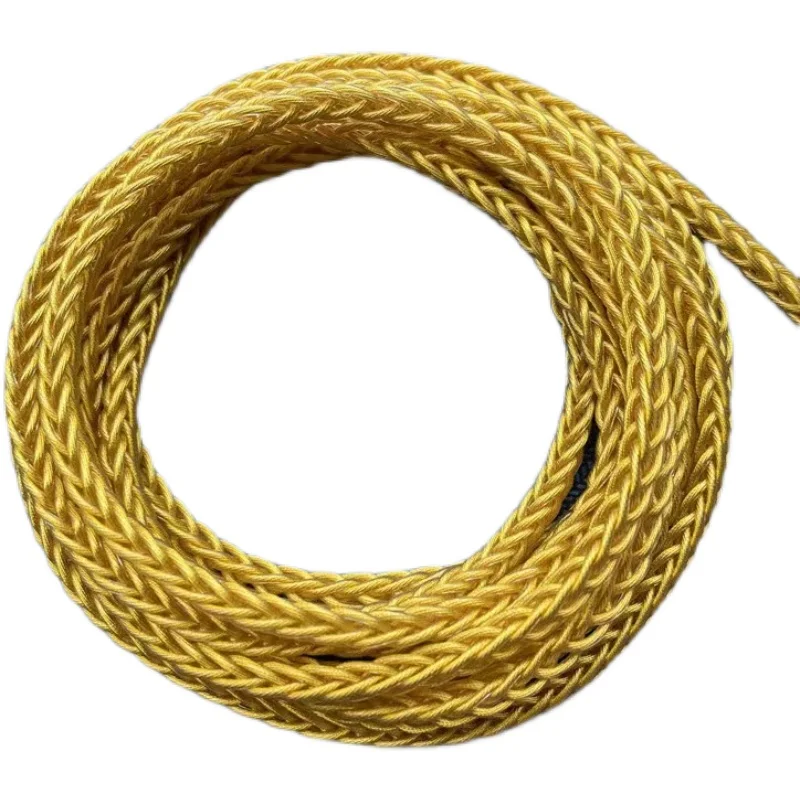 7N single crystal copper gold-plated copper wire 8-strand braid 392 core OD: 5.5MM