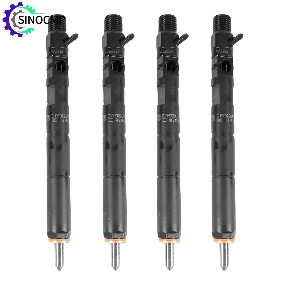 4 Uds inyector de combustible diésel 33800-4X800 338004X800 para Hyundai Terracan Kia Carnival Sedona 2,9 EU3 accesorios de repuesto para motor de coche