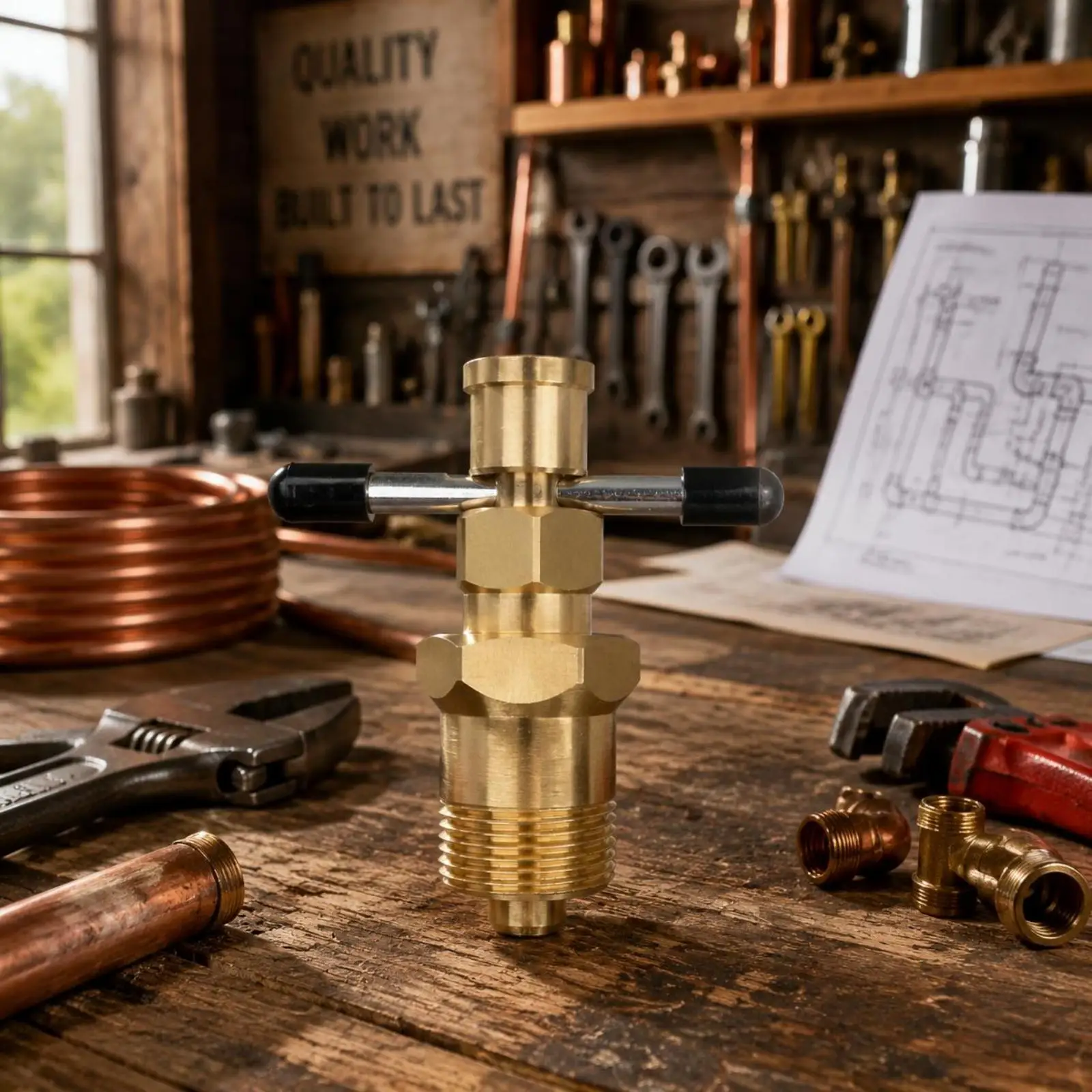 Brass Olive Puller Olive Puller Heavy Duty Compression Ferrule Remover for Plumbers, Tube Fitters, Plumbing Repair