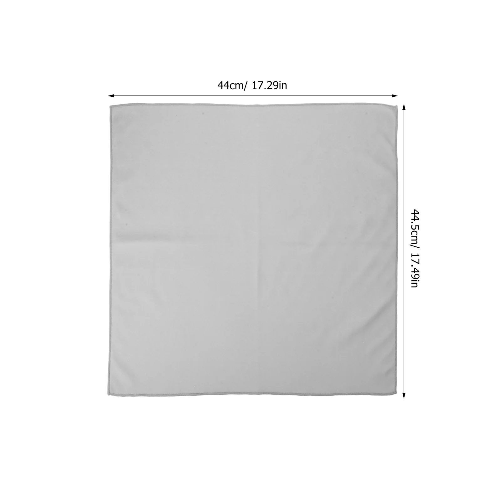 Camera Wrap Cloth 17.49x17.29 Inch Light Grey Foldable Protective for Dslr Lens Anti-Scratch Storage Photography Accessories