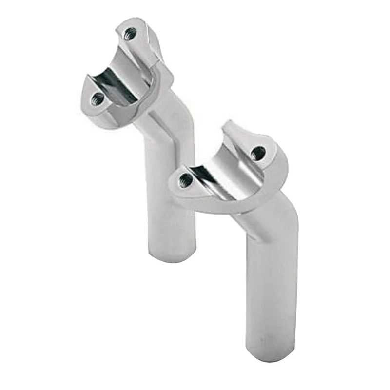 3.5Inch Tall Pullback Handlebar Risers For  Softail Dyna Sportster Touring Pullback Aluminum Straight