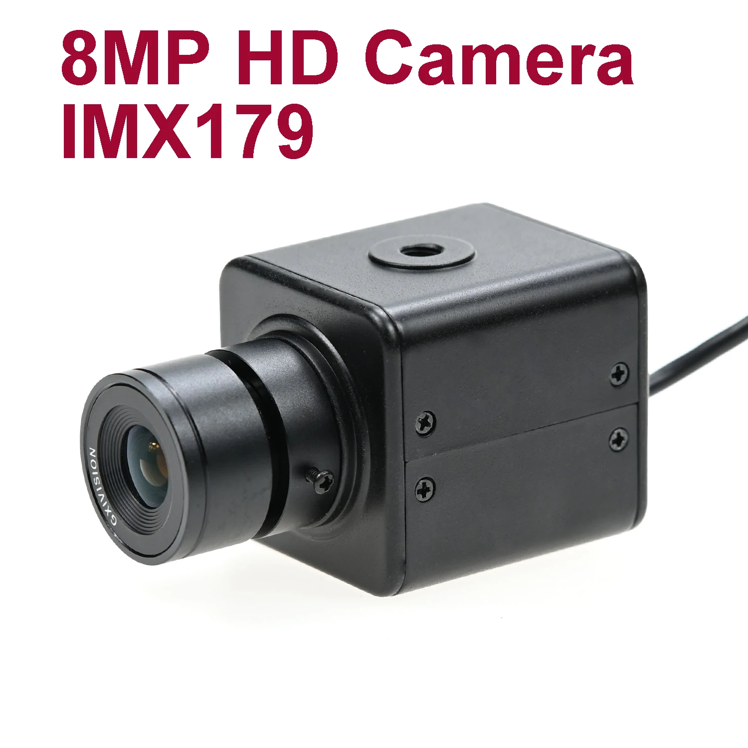 

8MP USB Camera HD IMX179 Case Webcam,5-50mm/2.8-12mm Varifocal CS Lens,For Static HD Shoot Scan,3264x2448,Win/Linux/Android/RPi