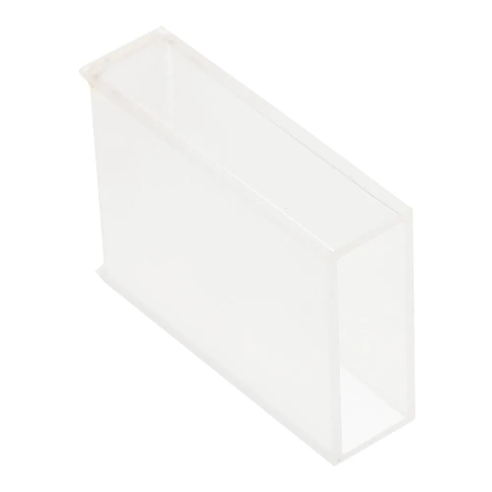 Glass Cuvette Laboratory Accurate Reading 50Mm Path Length for Spectrophotometry High Transparency Optical Cuvette Tool