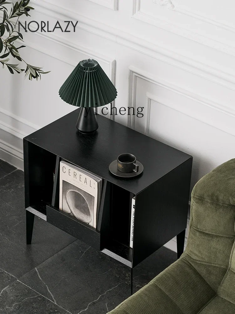 ZK Bedside Table Nordic Retro Domestic Sofa Side Cabinet Simple Bedroom Locker