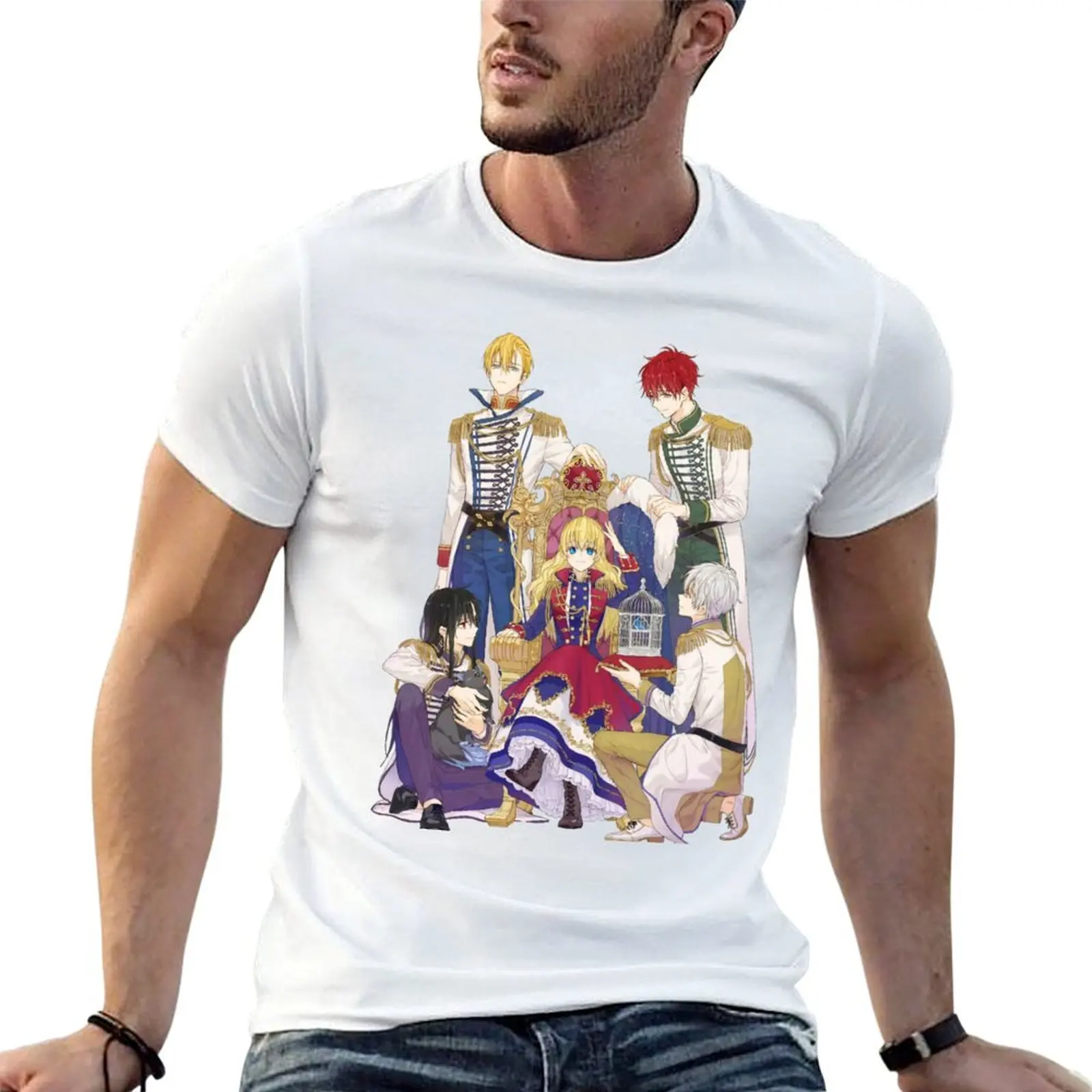 

Who Made Me a Princess / Suddenly Became a Princess One Day Athy Athanasia, Claude de Obelia, Felix, Lucas, Ijekiel/Ezek T-Shirt