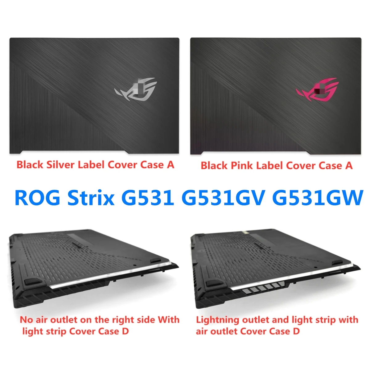 New Laptop For Asus ROG Strix G531 G531GV G531GW Back Cover Top Case/Front Bezel/Palmrest/Bottom Base Cover Case