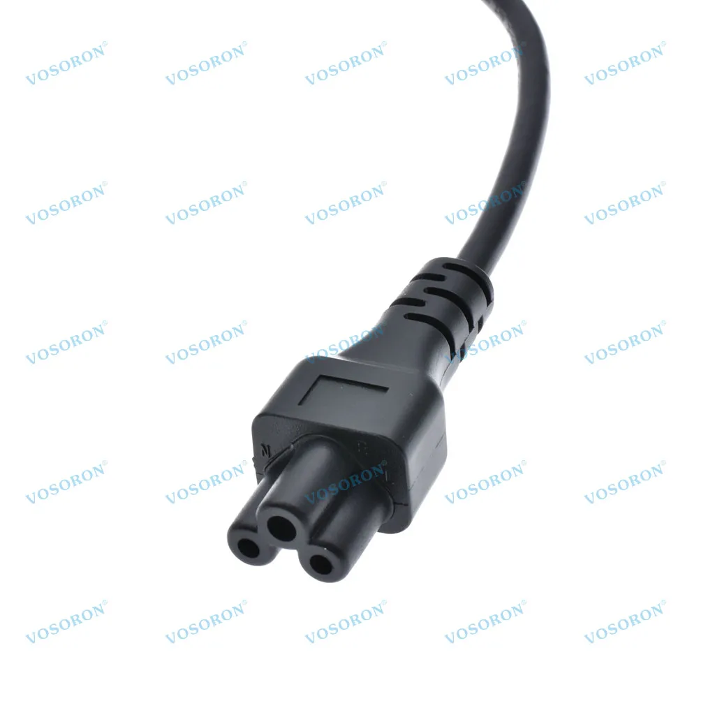 NEMA 1-15P to IEC 320 C5 power cable,2 Pin JP US Plug 2 Pole IEC 60320 C5 3 Prong AC Power Cord Short Laptop Portable Cable 30cm