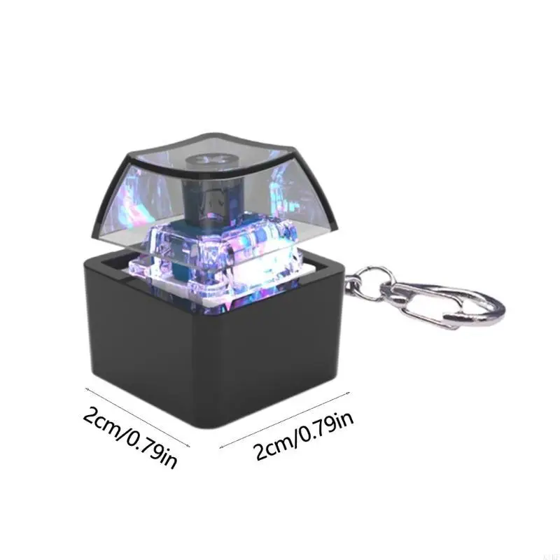 1-مفتاح Mechanical Keycap Tester لعبة مع إضاءة LED لتقليل الإجهاد والمرح K1KF