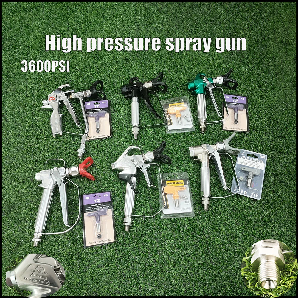 New 517 Head Rotary Joint 3600PSI High-Pressure Airless Spray Gun 1/4 Joint Airless Spray Machine Universal