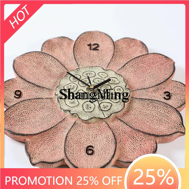 

ZYY exquisite creative lotus new Chinese style living room dining room bedroom decoration silent wall wall hanging parts