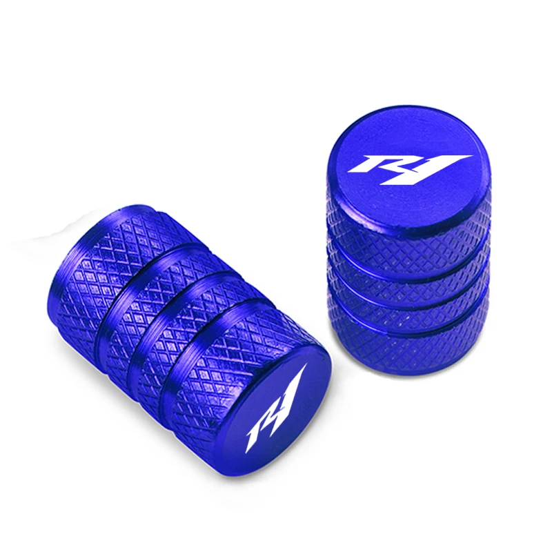 2PCS Aluminum Motorcycle Tyre Valve Cap Dustproof Universal For Yamaha YZFR1 YZF R1/R1M/R1S