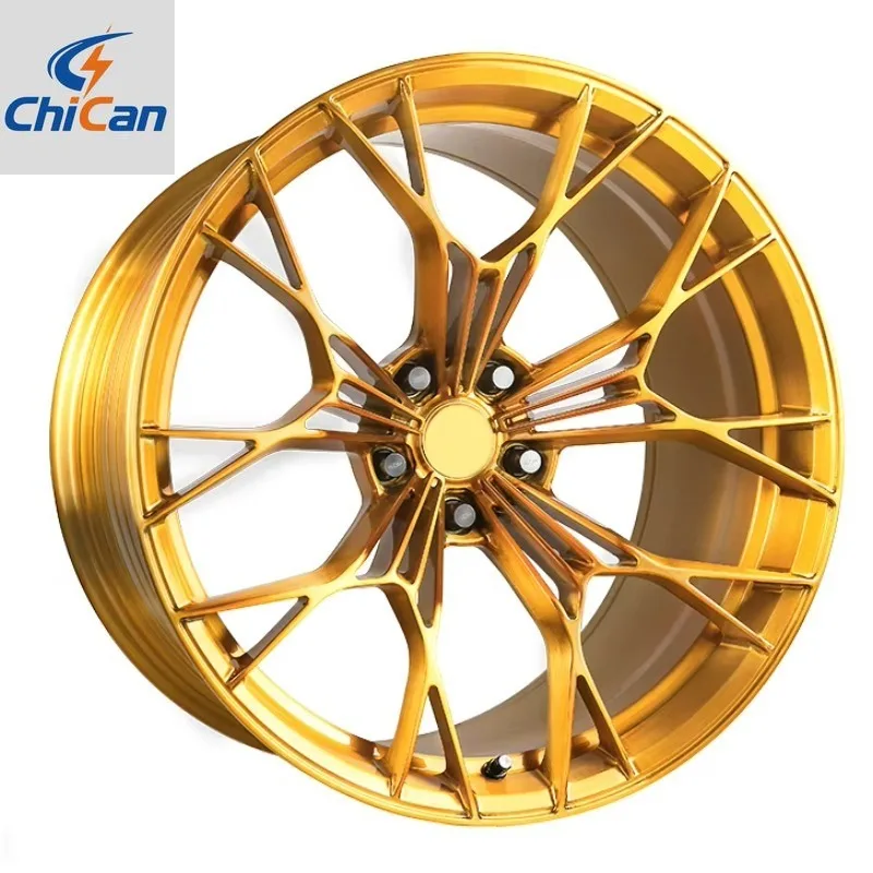 

【2026】Chican Custom Forged Hot Customized Forged Aluminum Alloy 18-22 Inch 4*100/114.3 Gold Rims for Bentely Auto Wheels