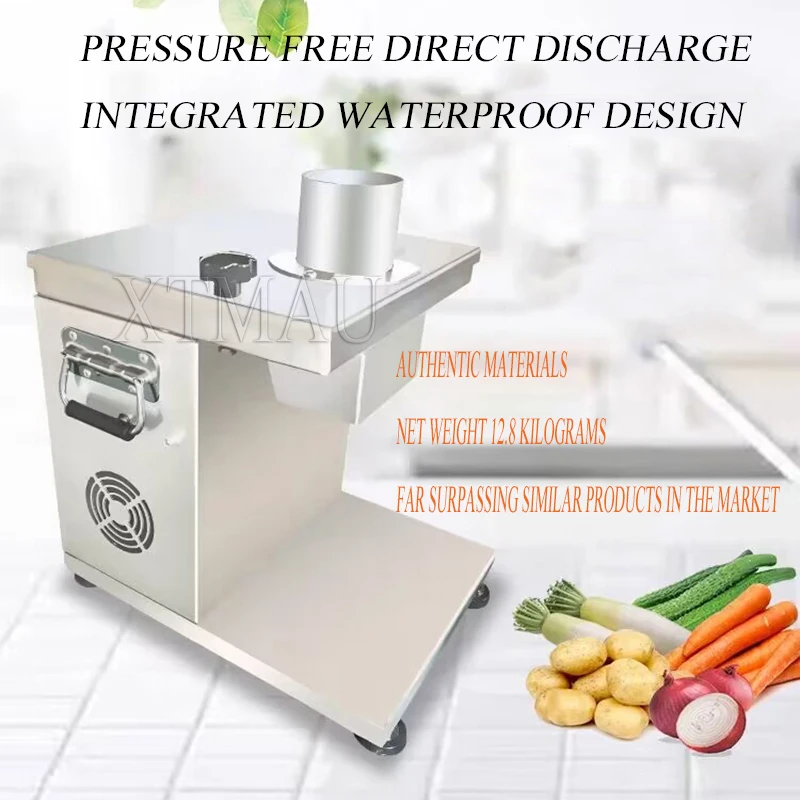 220V Small Electric Vegetable Dicing Machine 8/10MM Carrots Fruit Vegetable Cube Cutting Machine Food Processor