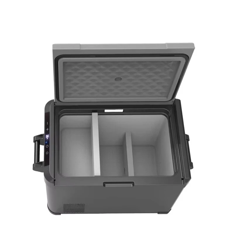 Camping Dual Zone Dc 12/24v Portable Car Refrigerator Freezer Cooler Car Freezer Mini Portable Refrigerator